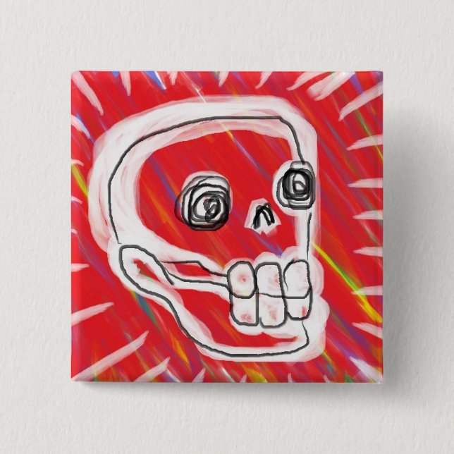 BADGE CARRÉ 5 CM JE (Devant)