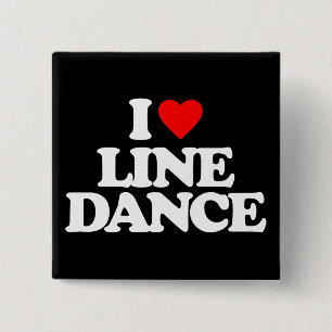 BADGE CARRÉ 5 CM JE LIGNE DANSE D'AMOUR