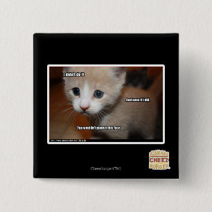 Badge Carré 5 Cm Je ne l'ai pas fait