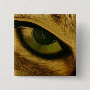 Badge Carré 5 Cm Je ne pense pas ainsi le bouton