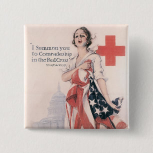 Badge Carré 5 Cm Je Vous Invite À La Camaraderie