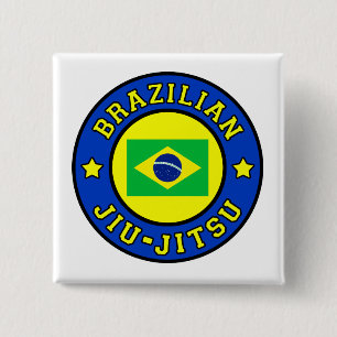 Badge Carré 5 Cm Jiu Jitsu