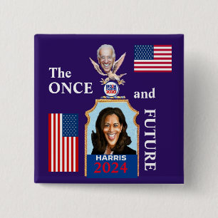Badge Carré 5 Cm Joe 2020 / Harris 2024