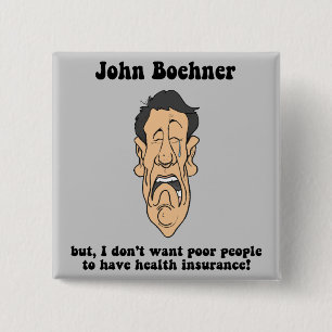 Badge Carré 5 Cm John Boehner