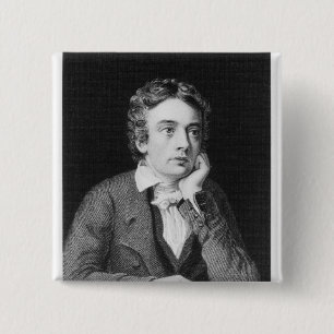 Badge Carré 5 Cm John Keats