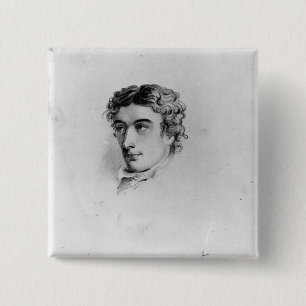 Badge Carré 5 Cm John Keats