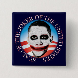 Badge Carré 5 Cm Joint du joker des Etats-Unis