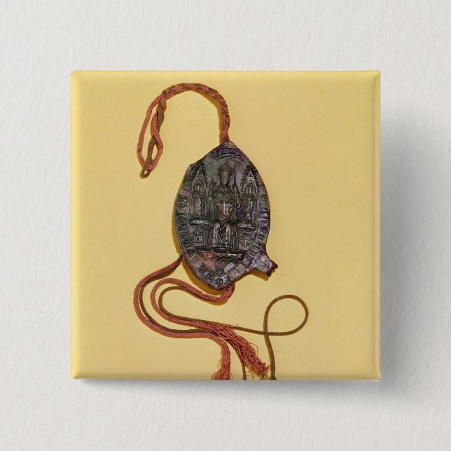 Badge Carré 5 Cm Joint épiscopal appartenant à Anthony Beck (Devant)