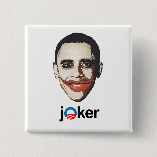 Badge Carré 5 Cm Joker (Devant)