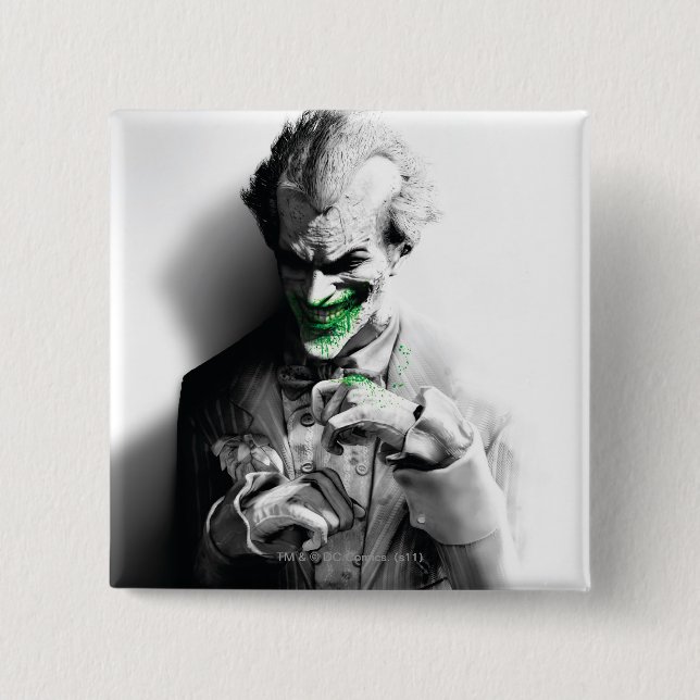 Badge Carré 5 Cm Joker Key Art (Devant)