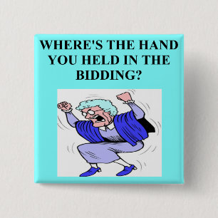 Badge Carré 5 Cm joueur en double de jeu de pont