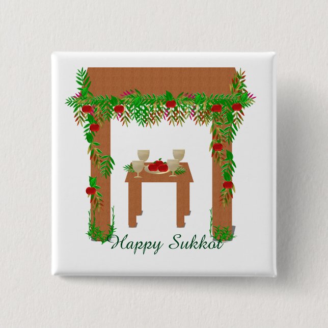 Badge Carré 5 Cm journée spéciale (Devant)