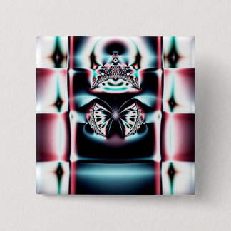 Badge Carré 5 Cm Joyau de la couronne