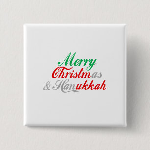 BADGE CARRÉ 5 CM JOYEUX CHRISTMUKKAH