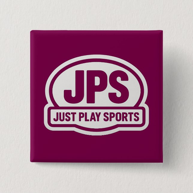 BADGE CARRÉ 5 CM JPS  (Devant)