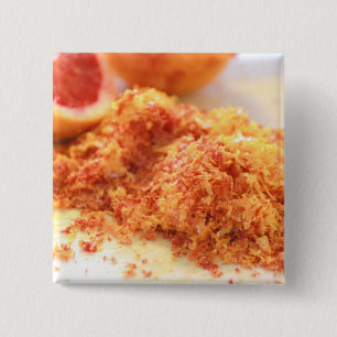 Badge Carré 5 Cm Juicy Citrus Blood Oranges and Zest