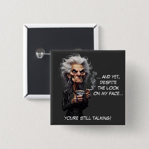 Badge Carré 5 Cm Jus de survie