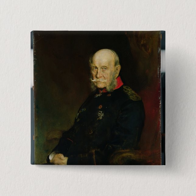 Badge Carré 5 Cm Kaiser Wilhelm I, 1888 (Devant)