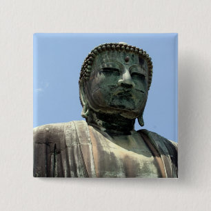 Badge Carré 5 Cm kamakura buddha