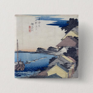 Badge Carré 5 Cm Kanagawa : Vue du Ridge