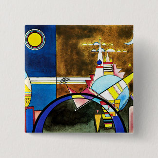 Badge Carré 5 Cm Kandinsky - La Grande Porte de Kiev,