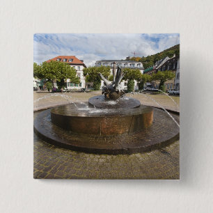 Badge Carré 5 Cm Karlsplatz (Place de Karl), Vieille ville de Heide