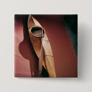 Badge Carré 5 Cm Kayak de Tinglit