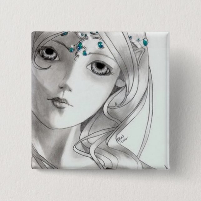 Badge Carré 5 Cm Kaylan (Devant)