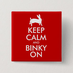 BADGE CARRÉ 5 CM KEEP CALM