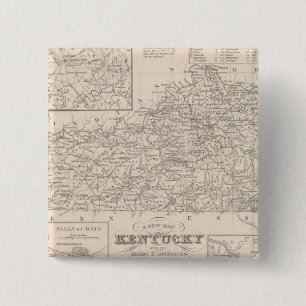 Badge Carré 5 Cm Kentucky 3
