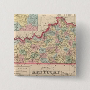 Badge Carré 5 Cm Kentucky 7