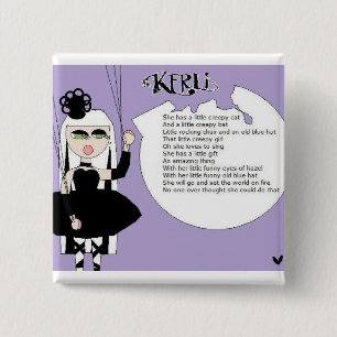 Badge Carré 5 Cm kerli
