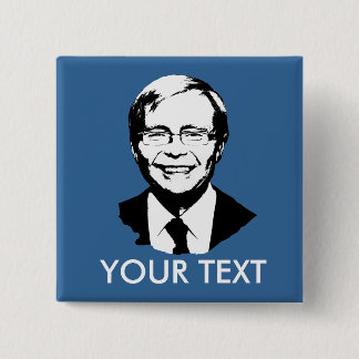 Badge Carré 5 Cm Kevin Rudd