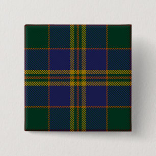 Badge Carré 5 Cm Kilkenny Comté Tartan irlandais