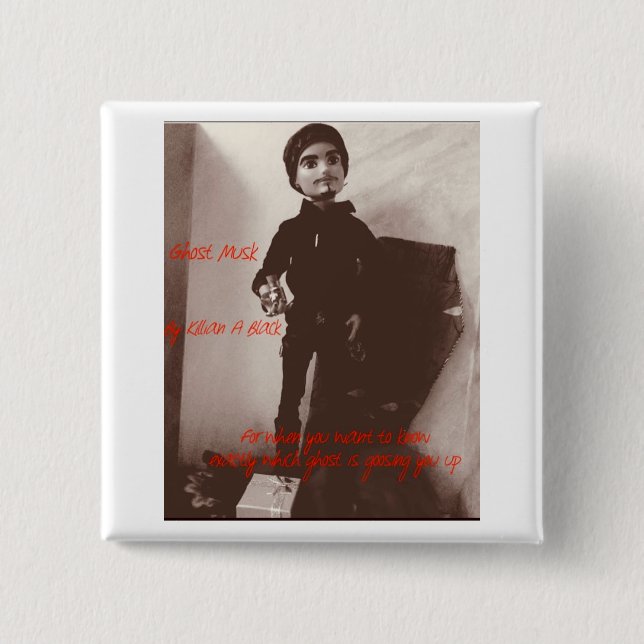 Badge Carré 5 Cm Killi Musk Pin (Devant)