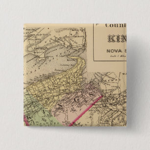 Badge Carré 5 Cm Kings Co., N.-É.