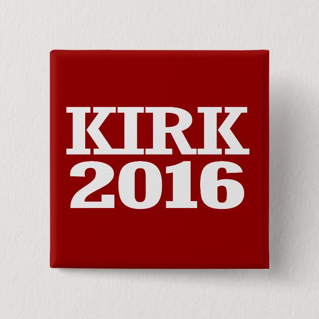 Badge Carré 5 Cm Kirk - marquez Kirk 2016 (Devant)
