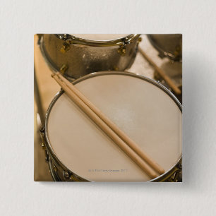 Badge Carré 5 Cm Kit 3 de tambour