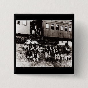 Badge Carré 5 Cm La bande de Geronimo