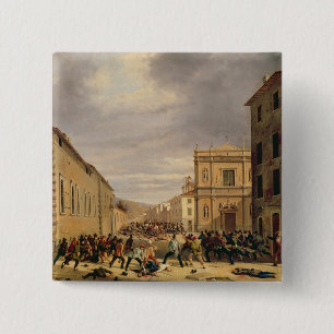 Badge Carré 5 Cm La bataille