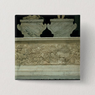 Badge Carré 5 Cm La bataille de Marignano