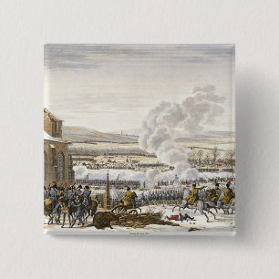Badge Carré 5 Cm La bataille de Preussisch-Eylau, le 9 février