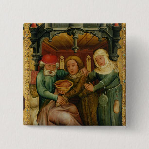 Badge Carré 5 Cm La bénédiction volée du haut autel