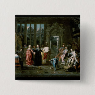 Badge Carré 5 Cm La boule