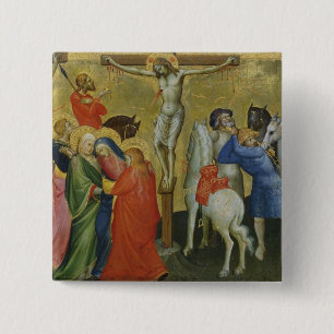Badge Carré 5 Cm La crucifixion