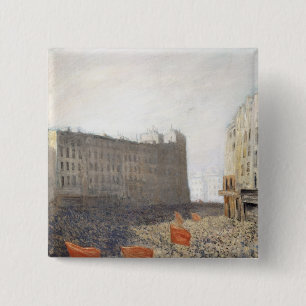 Badge Carré 5 Cm La démonstration, 1905
