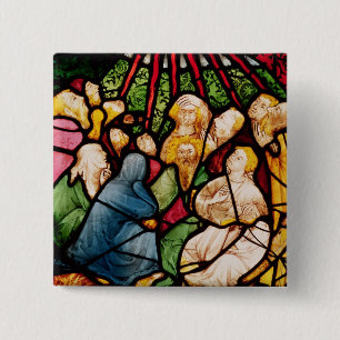Badge Carré 5 Cm La descente du Saint-Esprit, c.1400