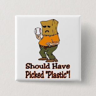 Badge Carré 5 Cm La fan