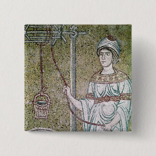 Badge Carré 5 Cm La femme de Samaria