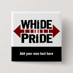 Badge Carré 5 Cm La Fierté de Whide - Pour les grands garçons